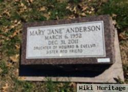 Mary "jane" Anderson