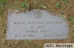 Willie Donald Johnson