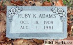 Ruby K. Clendening Adams