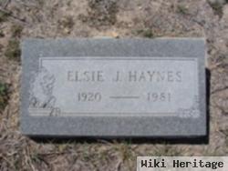 Elsie J Haynes