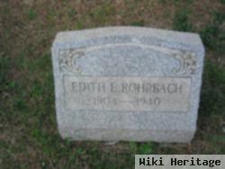 Edith E Rohrbach