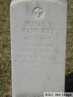 Jessie E Roberts