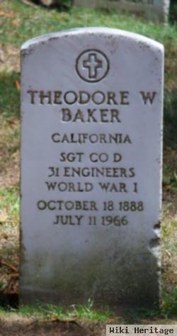 Theodore W Baker