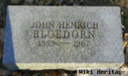 John Henrich "j.h." Bloedorn