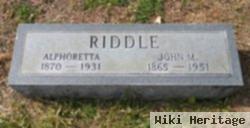 John Mason Riddle