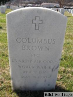 Pfc Columbus Brown