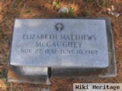 Elizabeth Matthews Mcgaughey