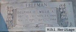 Willie A Freeman