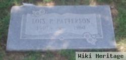 Lois P Patterson