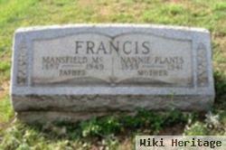 Nancy Seaman "nannie" Plants Francis