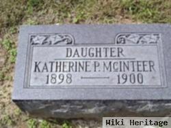 Katherine P Mcinteer