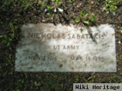 Nicholas Sabatakis