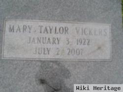 Mary Taylor Vickers