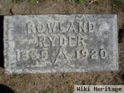 Rowland Ryder