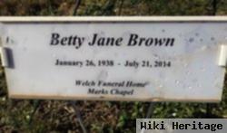 Betty Jane Brown