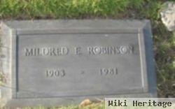 Mildred E Robinson