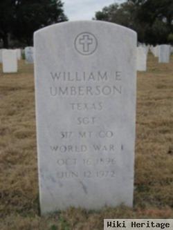 William E Umberson