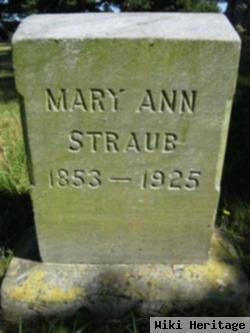 Mary Ann Waterworth Straub