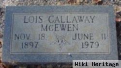 Louisa O. "lois" Callaway Mcewen