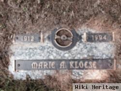 Marie A. Kloese