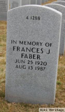 Frances J Faber