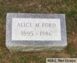 Alice M Ford