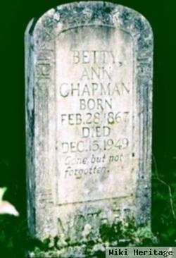 Elizabeth Ann "betty" White Chapman