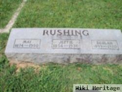 Sabina Mayo "may" Russell Rushing