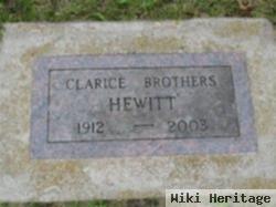 Clarice Gertrude Brothers Hewitt