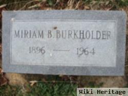 Miriam B. Burkholder