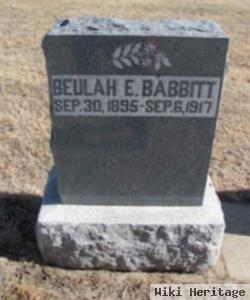 Beulah Esther Babbitt