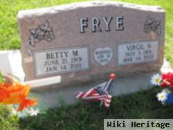 Betty M. Schlapfer Frye