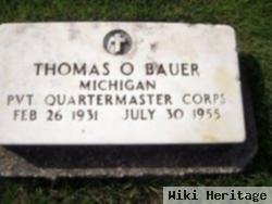 Pvt Thomas O Bauer