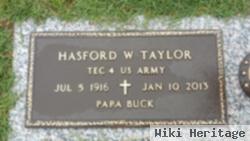 Hasford Woodrow "papa Buck" Taylor