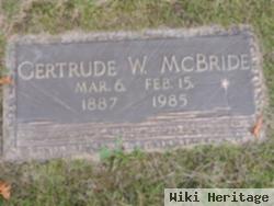 Gertrude W. Wagstaff Mcbride