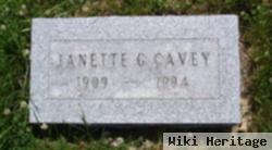 Janette G Cavey