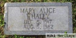 Mary Alice Whaley