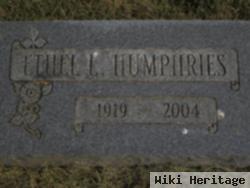 Ethel L Humphries