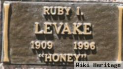 Ruby I. "honey" Levake