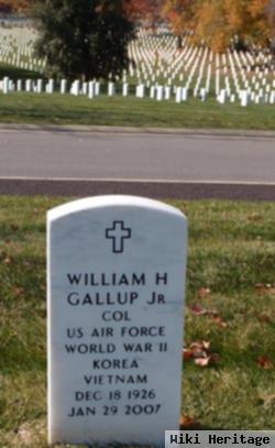 Col William H. "buddy" Gallup, Jr