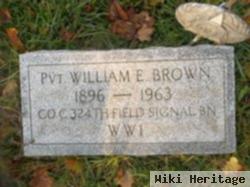 Pvt William E Brown