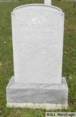 Hattie L Munson Carroll