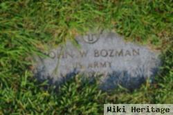 John W. Bozman