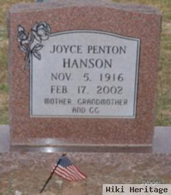 Joyce Mae (Call) Penton Hanson