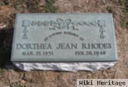 Dorthea Jean Rhodes