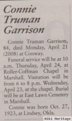 Connie Truman Acree Garrison