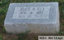 Alice H. Rex