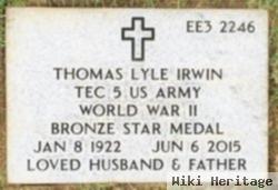 Corp Thomas Lyle Irwin