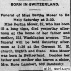 Bertha Moser