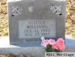 Helen F Strickland Williams